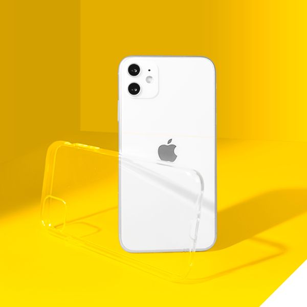 Accezz TPU Clear Cover Transparent für iPhone Xr