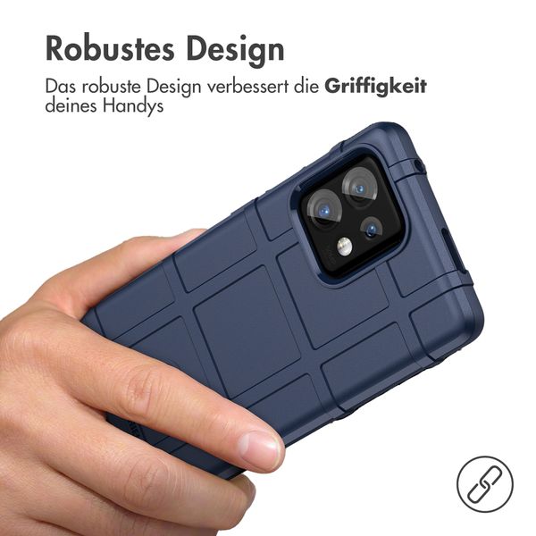 imoshion Rugged Shield Backcover für das Motorola Edge 40 Pro - Dunkelblau