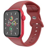 imoshion Silikonband⁺ für die Apple Watch Series 1 bis 9 / SE (38/40/41 mm) | Series 10 (42 mm) - Wine - Größe S/M