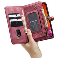 CaseMe Luxuriöse 2-in-1-Portemonnaie-Klapphülle Leder iPhone 12 Pro Max