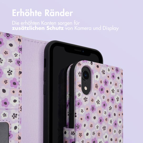 imoshion ﻿Design Klapphülle für das iPhone Xr - Purple Flowers