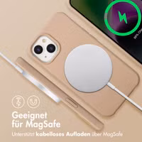 imoshion Color Backcover mit abnehmbarem Handykette und MagSafe Apple iPhone 14 - Nude