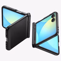 Spigen Tough Armor Pro Backcover MagFit Samsung Galaxy Z Flip 7 - Schwarz