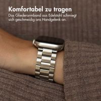 imoshion Edelstahlarmband für das Apple Watch Series 1 bis 11 / SE / Ultra (44/45/46/49 mm) - Silber