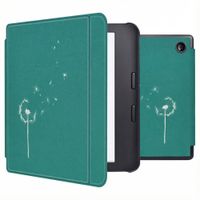 imoshion Design Slim Hard Case Sleepcover mit Stand Kobo Libra 2 / Tolino Vision 6 - Green Dandelion