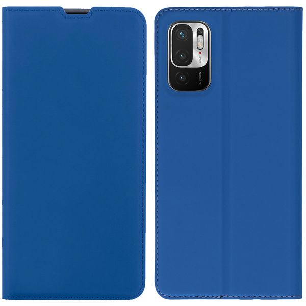 imoshion Slim Folio Klapphülle  Xiaomi Redmi Note 10 (5G) - Blau