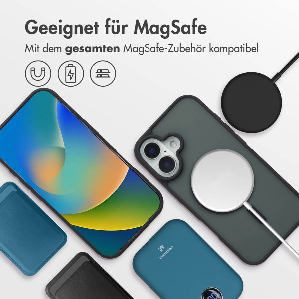 imoshion Color Guard Back Cover mit MagSafe für das iPhone 16 - Schwarz