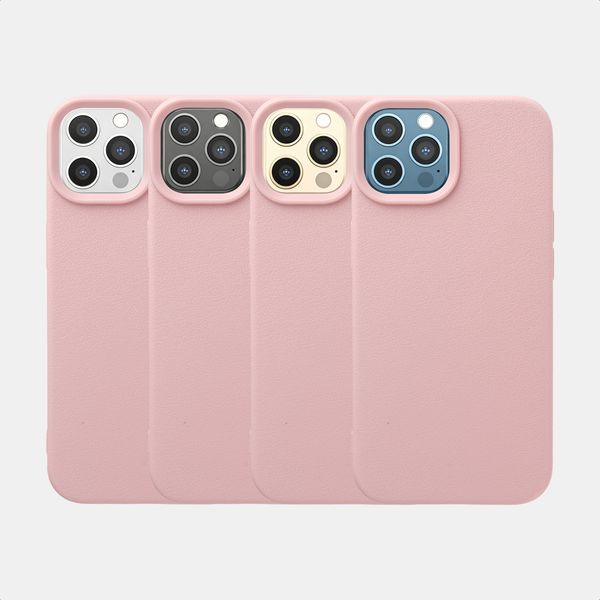 imoshion Texture Backcover iPhone 12 / 12 Pro - Rosa