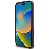 Guess 4G Metal Logo Back Cover Apple iPhone 16 Pro Max - Braun