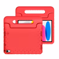 imoshion Schutzhülle mit Handgriff kindersicher Apple iPad 11 (2025) 11 Zoll A16 / iPad 10 (2022) 10.9 Zoll - Rot