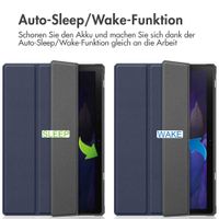 imoshion Trifold Klapphülle für das Samsung Galaxy Tab A8 - Dunkelblau