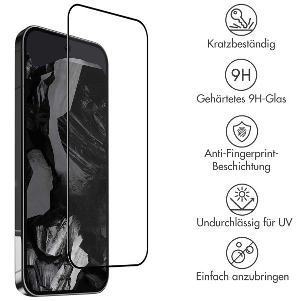 Accezz Vollflächige Schutzfolie aus gehärtetem Glas Google Pixel 9 Pro XL / 10 Pro XL