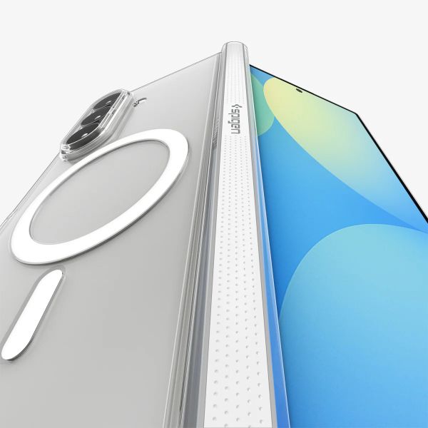 Spigen AirSkin Backcover MagSafe Samsung Galaxy Z Fold 8 Ultra - Clear / White
