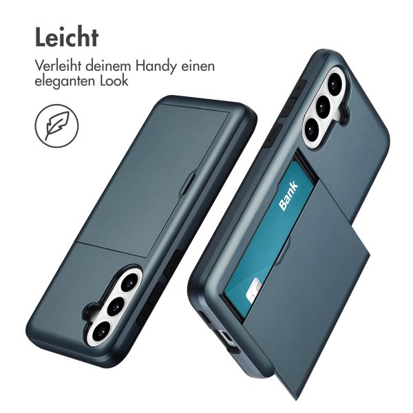 imoshion Backcover mit Kartenfach Samsung Galaxy A36 / A56 - Dunkelblau
