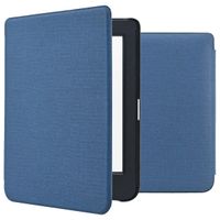 imoshion Canvas Sleepcover Klapphülle Kobo Nia - Dunkelblau