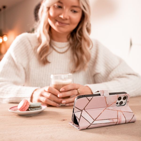 imoshion Design TPU Klapphülle Nokia G10 / G20 - Pink Graphic