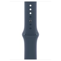 Apple Sport Band für die Apple Watch Series 1 bis 10 / SE / Ultra (2) (44/45/46/49 mm) - Größe M/L - Storm Blue