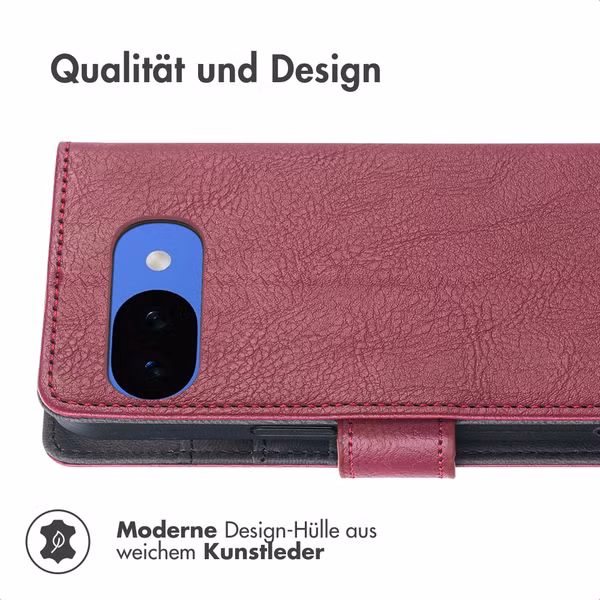 imoshion Luxuriöse Klapphülle Google Pixel 10a - Bordeaux