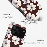 Selencia Vivid Back Cover Apple iPhone 17 Pro - Choco Flower Pop