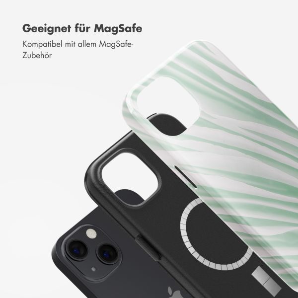Selencia Vivid Rückabdeckung mit MagSafe Apple iPhone 13 - Nature Grayed Jade