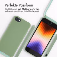 imoshion SilikonHülle mit Band Apple iPhone SE (2022 / 2020) / 8 / 7 - Grün