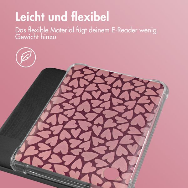 imoshion Design Clear Backcover Kobo Clara Colour / Clara BW - Hearty Blush