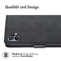 imoshion Luxuriöse Klapphülle für das Nothing Phone (1) - Schwarz