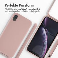 imoshion SilikonHülle mit Band Apple iPhone Xr - Sand Pink