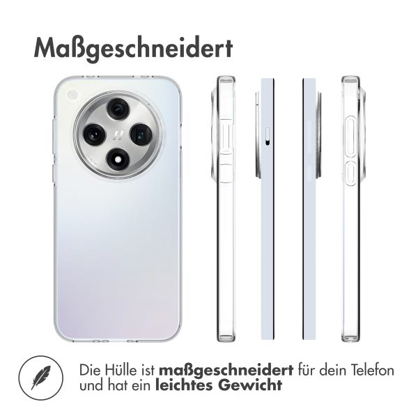 Accezz Xtreme TPU Cover für das Oppo Find X8 - Transparent