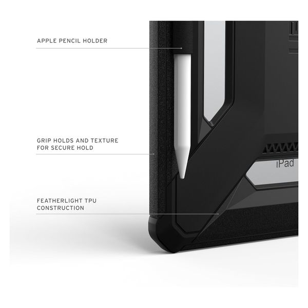 UAG Scout LT backcover Apple iPad 11 (2025) 11 Zoll A16 / iPad 10 (2022) 10.9 Zoll - Black