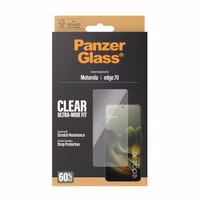 PanzerGlass Ultra-Wide Fit Antibakterieller Displayschutz mit Applikator Motorola Edge 70