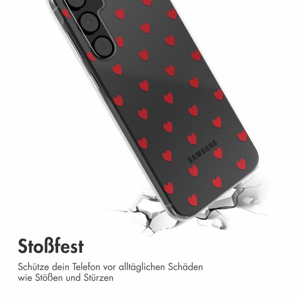 imoshion  Design Hülle Samsung Galaxy A55 - Red Hearts