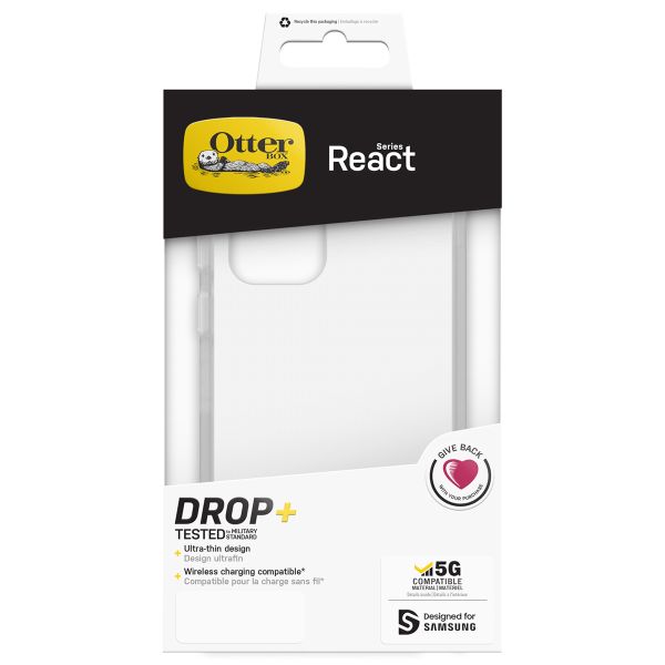 OtterBox React Backcover für das Samsung Galaxy S22 Ultra - Transparent