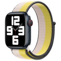 Apple Sport Loop Armband für das Apple Watch Series 1 bis 9 / SE (38/40/41 mm) | Series 10 (42 mm) - Oat Milk/Lemon Zest