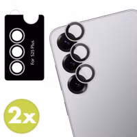 imoshion 2er-Pack Objektivschutz für Kamera für das Samsung Galaxy S25 Plus - Silver Shadow
