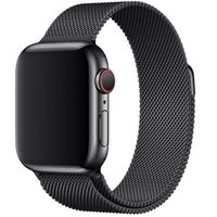 Apple Mailänder Fitness-Armband für Apple Watch Series 1-10 / SE / Ultra (2) - 42/44/45/46/49 mm - Schwarz