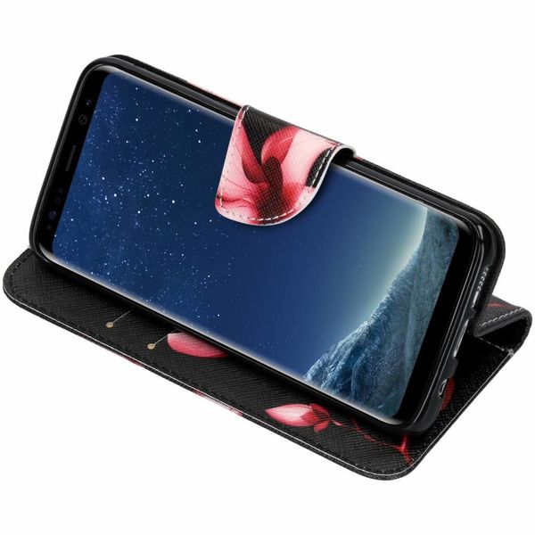 Design TPU Klapphülle für das Samsung Galaxy S8