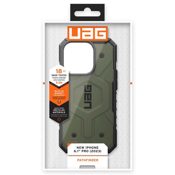 UAG Pathfinder Case MagSafe Apple iPhone 15 Pro - Olive Drab