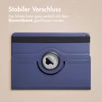 imoshion 360° drehbare Klapphülle Apple iPad Air 2 (2014) / Air 1 (2013) - Dunkelblau