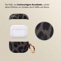 Selencia Sabi Hülle Panthermuster  Apple Airpods 3 - Midnight Black