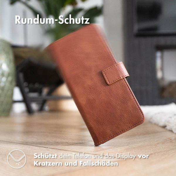 imoshion Luxuriöse Klapphülle für das Xiaomi Redmi Note 12 Pro - Braun