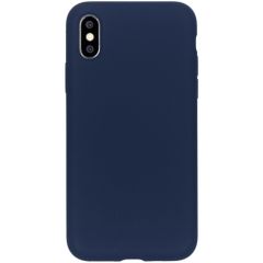 Accezz Liquid Silikoncase Apple iPhone X / Xs - Dunkelblau