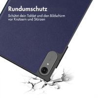 imoshion Trifold Klapphülle Lenovo Idea Tab Pro Gen 2 - Dunkelblau