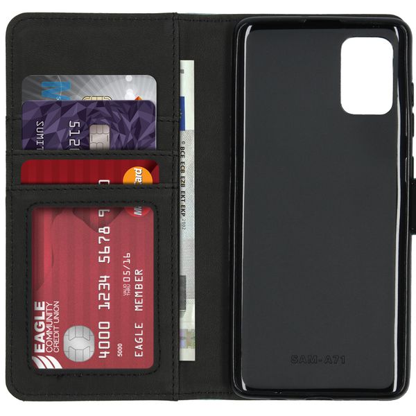 imoshion Luxuriöse Klapphülle Samsung Galaxy A71 - Hellblau