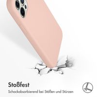 Accezz Liquid Silikoncase für das iPhone 12 (Pro) - Rosa