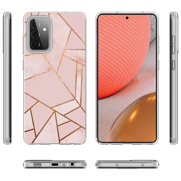 imoshion Design Hülle für das Samsung Galaxy A72 - Pink Graphic