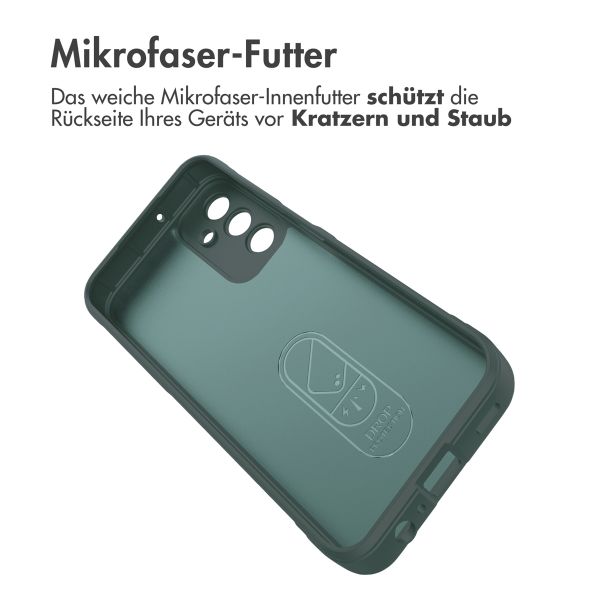 imoshion EasyGrip Back Cover für das Samsung Galaxy A15 (5G/4G) - Dunkelgrün