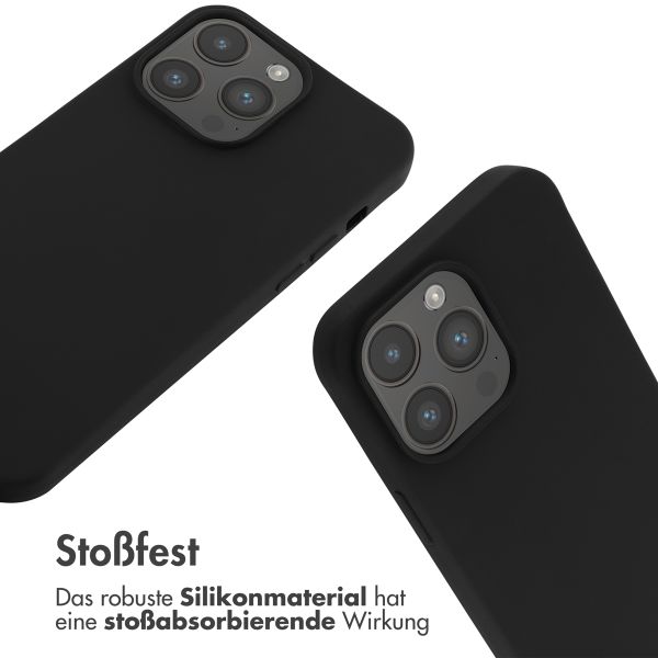 imoshion SilikonHülle mit Band Apple iPhone 14 Pro Max - Schwarz