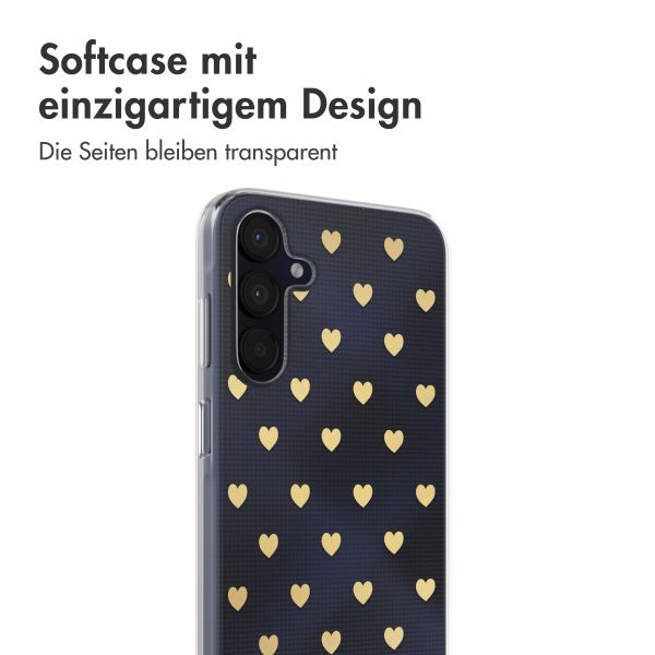 imoshion Design Hülle Samsung Galaxy A35 - Golden Hearts