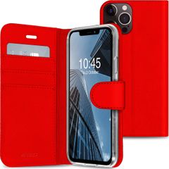 Accezz Wallet TPU Klapphülle für das iPhone 13 Pro - Rot